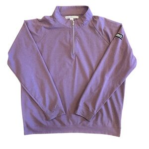 Holderness & Bourne quarter-zip performance pullover in a light purple Size XL